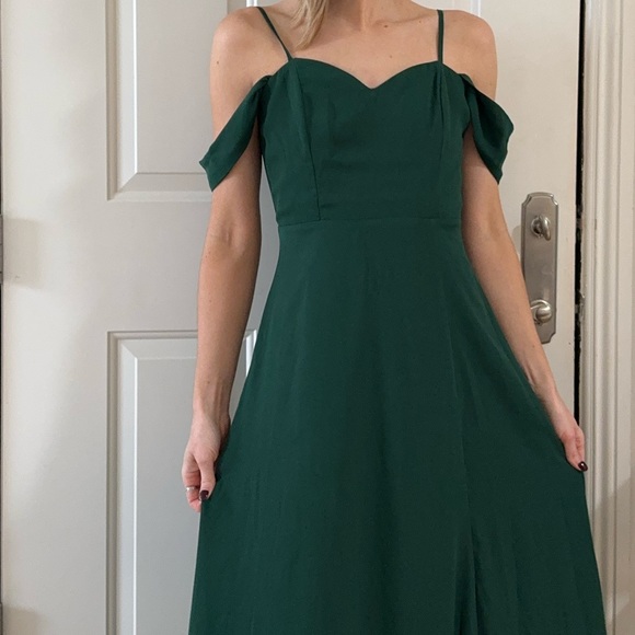 Windsor green maxi dress with slit - Picture 8 of 8